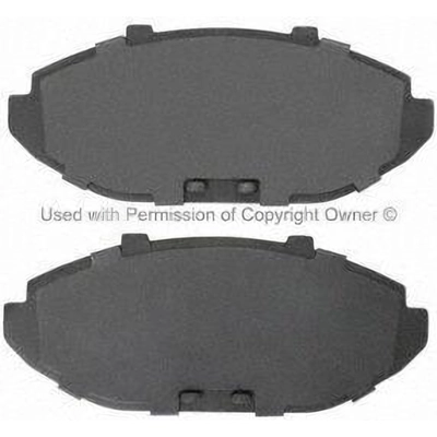 Front Semi Metallic Pads by QUALITY-BUILT - 1000-0748M pa2