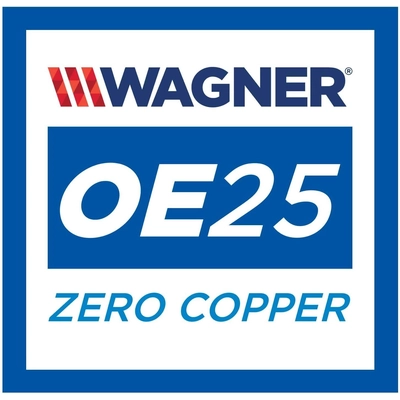 Front Semi Metallic Pads by WAGNER - ZX1050 pa36