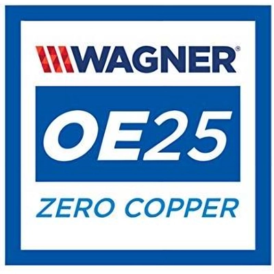 Front Semi Metallic Pads by WAGNER - ZX522 pa12