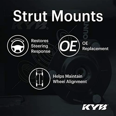 Front Strut Mount by KYB - SM5639 pa4