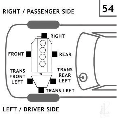 Front Transmission Mount by ANCHOR - 9409 pa11