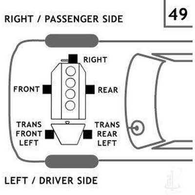 Front Transmission Mount by UNI-SELECT/PRO-SELECT/PRO-IMPORT - 9301 pa9