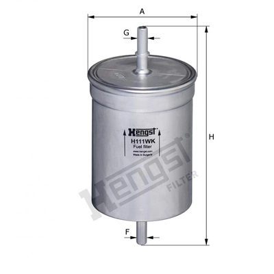 HENGST FILTER - H111WK - Fuel In-line filter pa2