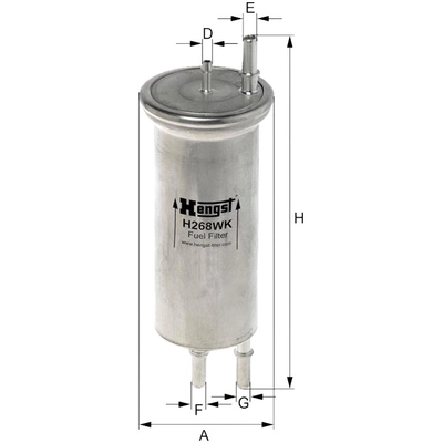 HENGST FILTER - H268WK - Oil Spin-on filter pa2