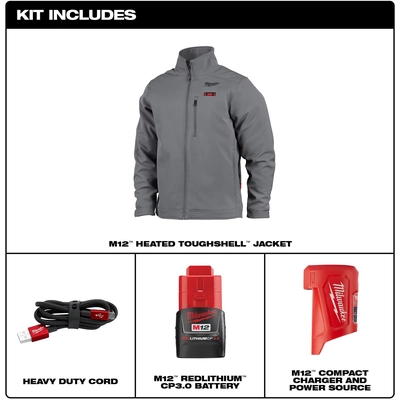 MILWAUKEE - 204G-21XL - Heated Jacket pa4