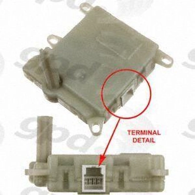 Heater Blend Door Or Water Shutoff Actuator by GLOBAL PARTS DISTRIBUTORS - 1712306 pa2