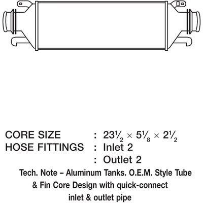 Intercooler by CSF - 6006 pa2