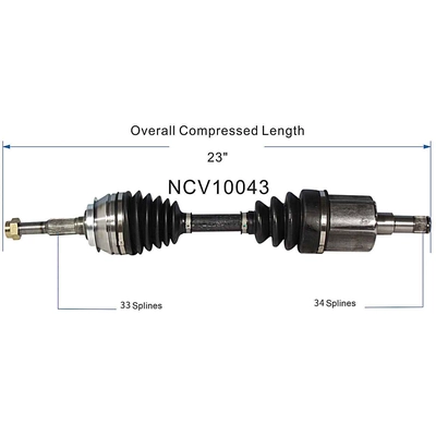 GSP NORTH AMERICA - NCV10043 - CV Axle Assembly pa2