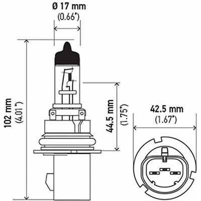 Low Beam Headlight by HELLA - 9007LL pa11