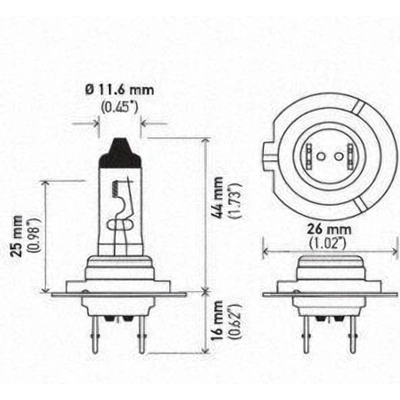 Low Beam Headlight by HELLA - H7TB pa26