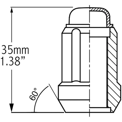 Lug Nut by COYOTE WHEEL ACCESSORIES - 64K545 pa2