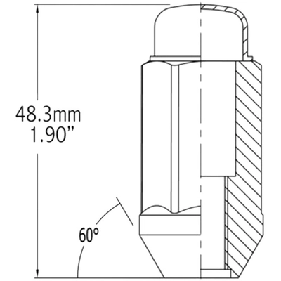 Lug Nut by COYOTE WHEEL ACCESSORIES - 70K545 pa2