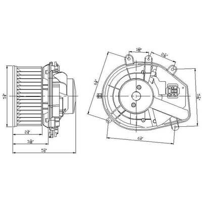 New Blower Motor by GLOBAL PARTS DISTRIBUTORS - 2311652 pa1