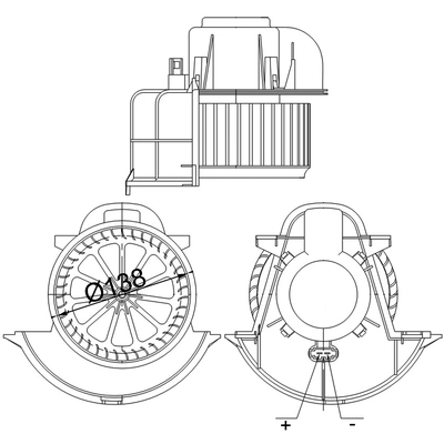 MAHLE ORIGINAL - AB113-000S - Interior Blower pa1