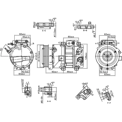 NISSENS - 890917 - A/C Compressor pa1