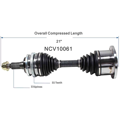 GSP NORTH AMERICA - NCV10061 - CV Axle Assembly pa2