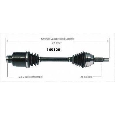 Arbre CV neuf by WORLDPARTS - 169128 pa2