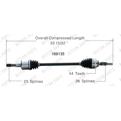 Arbre CV neuf by WORLDPARTS - 169135 pa2