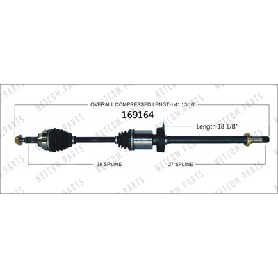 New CV Shaft by WORLDPARTS - 169164 pa2