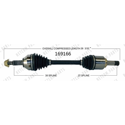 New CV Shaft by WORLDPARTS - 169166 pa2