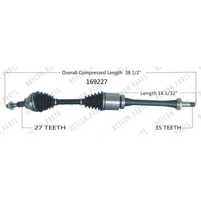 New CV Shaft by WORLDPARTS - 169227 pa1