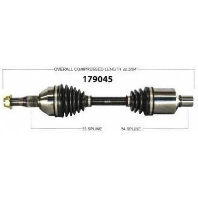 New CV Shaft by WORLDPARTS - 179045 pa3