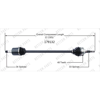 New CV Shaft by WORLDPARTS - 179132 pa2