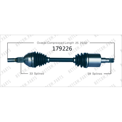 Arbre CV neuf by WORLDPARTS - 179226 pa2