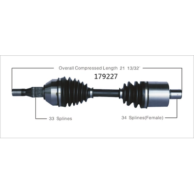 Arbre CV neuf by WORLDPARTS - 179227 pa2