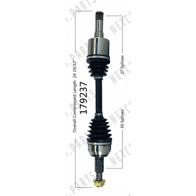 New CV Shaft by WORLDPARTS - 179237 pa2