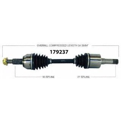 New CV Shaft by WORLDPARTS - 179237 pa3