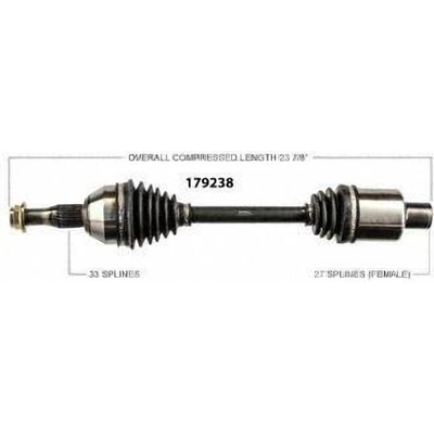 New CV Shaft by WORLDPARTS - 179238 pa1