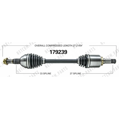 New CV Shaft by WORLDPARTS - 179239 pa1