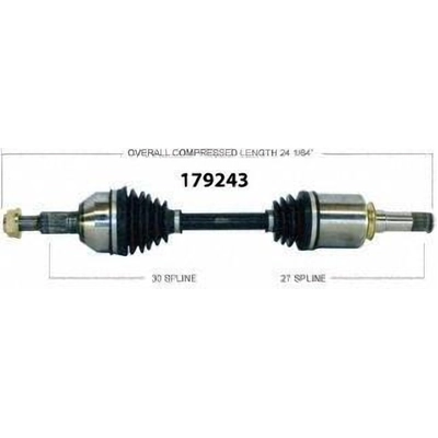 New CV Shaft by WORLDPARTS - 179243 pa2