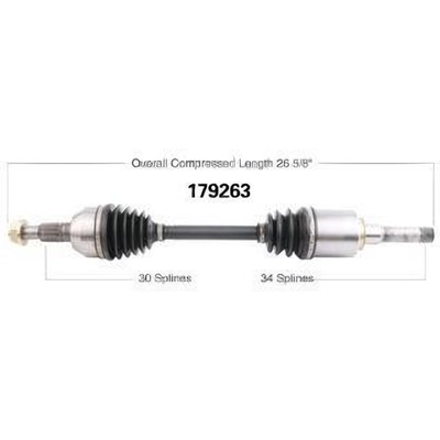 New CV Shaft by WORLDPARTS - 179263 pa1