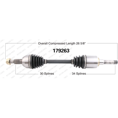 New CV Shaft by WORLDPARTS - 179263 pa2