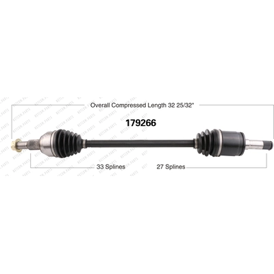 New CV Shaft by WORLDPARTS - 179266 pa1