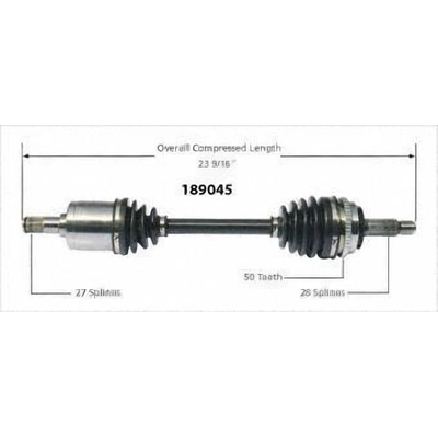 New CV Shaft by WORLDPARTS - 189045 pa1