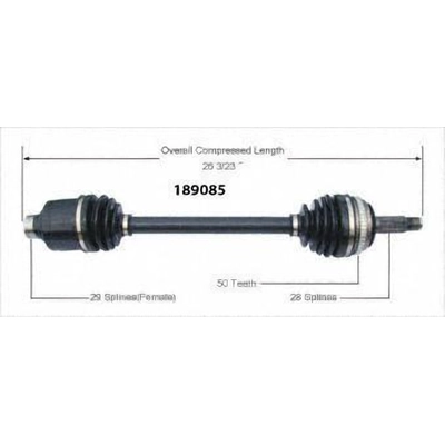 New CV Shaft by WORLDPARTS - 189085 pa1