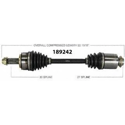 New CV Shaft by WORLDPARTS - 189242 pa1