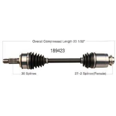 New CV Shaft by WORLDPARTS - 189423 pa1