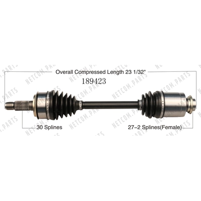 New CV Shaft by WORLDPARTS - 189423 pa2