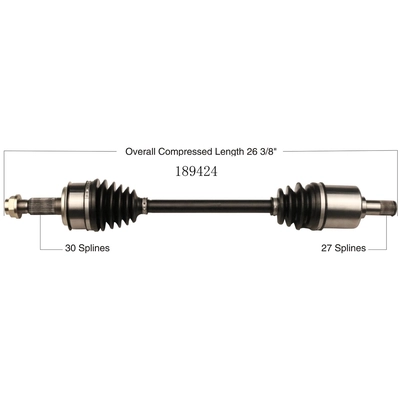 Arbre CV neuf by WORLDPARTS - 189424 pa2