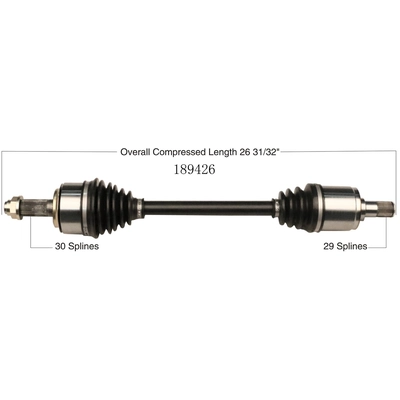 New CV Shaft by WORLDPARTS - 189426 pa1