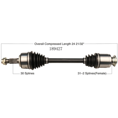 New CV Shaft by WORLDPARTS - 189427 pa1