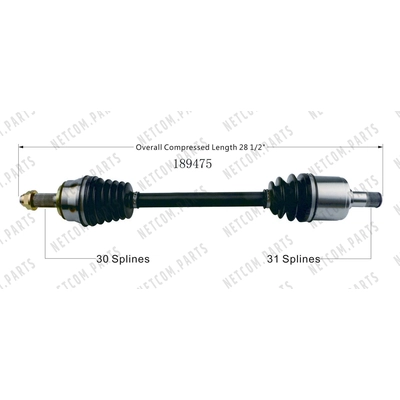 New CV Shaft by WORLDPARTS - 189475 pa1