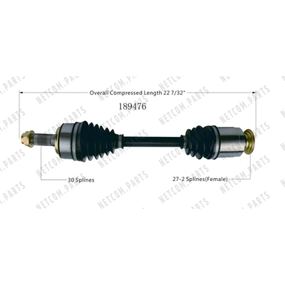 New CV Shaft by WORLDPARTS - 189476 pa1