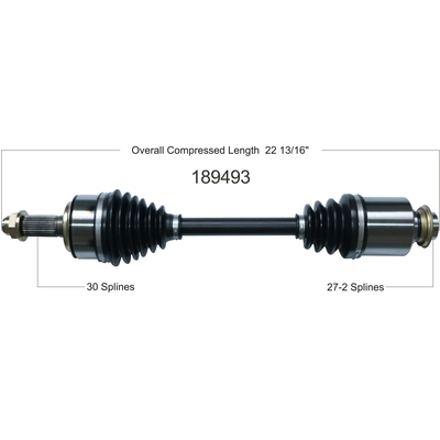 New CV Shaft by WORLDPARTS - 189493 pa2