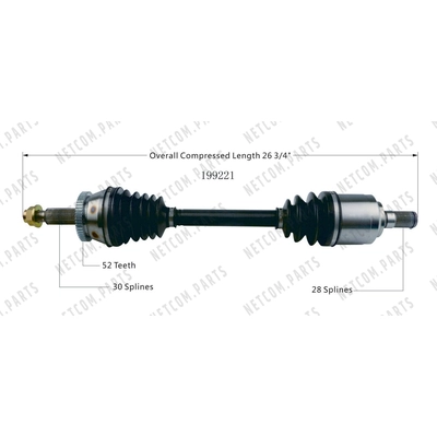 WORLDPARTS - 199221 - New CV Shaft pa1