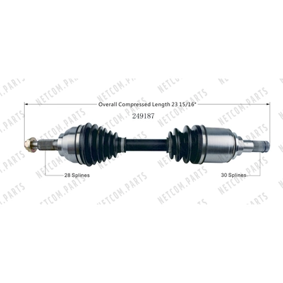 WORLDPARTS - 249187 - New CV Shaft pa1